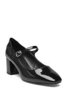 Patent Leather-Effect Heeled Shoes Shoes Heels Pumps Classic Black Man...
