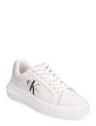 Chunky Cupsole Mono Lth Wn Låga Sneakers White Calvin Klein