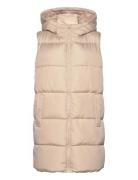 Vmligaholly Waistcoat Boos Vests Padded Vests Cream Vero Moda