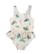 Eva – Swimsuit 1-2 Years – First Swim Baddräkt Badkläder Beige Filibab...