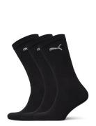 Puma Crew Sock Light 3P Lingerie Socks Regular Socks Black PUMA