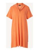 Kailey Organic Cotton Terry Dress Kort Klänning Orange Lexington Cloth...