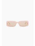 Sunset Cinnamon Fyrkantiga Solglasögon Pink Corlin Eyewear