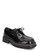 Akeem Leather Black Shoes Business Laced Shoes Black EYTYS