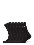 Puma Unisex Crew Sock 6P Ecom Lingerie Socks Regular Socks Black PUMA