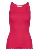 Rosemunde Rwbelle U-Neck Strap Elastic Top Rosa