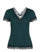 T-Shirt Tops Blouses Short-sleeved Green Rosemunde