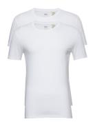 Slim 2Pk Crewneck 1 Twopack Te Tops T-shirts Short-sleeved White LEVI´...