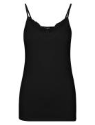 Vminge Lace Singlet Noos Tops T-shirts & Tops Sleeveless Black Vero Mo...