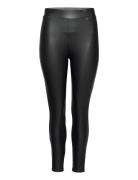 Carrool Coated Legging Noos Bottoms Trousers Leather Leggings-Byxor Bl...