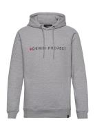 Logo Hoodie Tops Sweat-shirts & Hoodies Hoodies Grey Denim Project