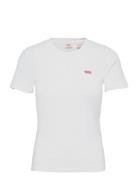 LEVI´S Women Ss Rib Baby Tee White + Vit