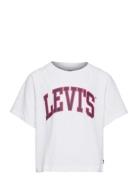 Lvg Ss Rglan Hgh Rise Te Shirt Tops T-shirts Short-sleeved White Levi'...