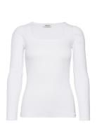Toxiemd Ls Top Tops T-shirts & Tops Long-sleeved White Modström
