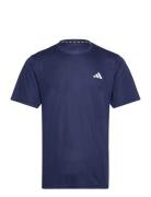 Tr-Es Base T Sport T-shirts Short-sleeved Navy Adidas Performance
