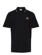 M Sl Pq Ps Sport Polos Short-sleeved Black Adidas Sportswear