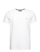 Tommy Hilfiger Core Stretch Slim C-Neck Tee Vit