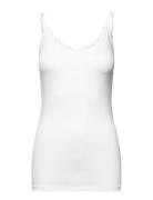 Vidaisy Lace Singlet - Tops T-shirts & Tops Sleeveless White Vila