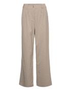 Atticusmd Check Pants Bottoms Trousers Suitpants Beige Modström