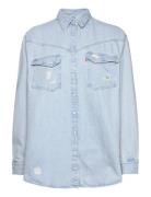 Dorsey Xl Western Aa020 Indigo Tops Shirts Long-sleeved Blue LEVI´S Wo...