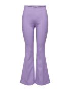 Onlastrid Life Hw Flare Pin Pant Cc Tlr Bottoms Trousers Flared Purple...