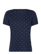 Vimo Y S/S Top /1/Ka Tops T-shirts & Tops Short-sleeved Blue Vila
