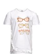 Artina Tops T-shirts Short-sleeved White Hust & Claire