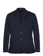 Double Tech Knit-Polo Soft Yale Suits & Blazers Blazers Single Breaste...