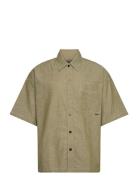 G-Star RAW 1 Pocket Boxy Shirt S\S Khaki Green