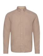 Mos Mosh Gallery Mmgtheo Linen Shirt Beige