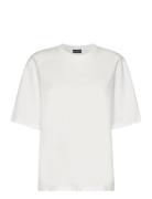 Slluca Over Tee Ss Tops T-shirts & Tops Short-sleeved White Soaked In ...