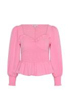 Rosa Tops T-shirts & Tops Long-sleeved Pink Olivia Rubin