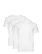 Pc Basic Crew Neck 3 Pack Tops T-shirts Short-sleeved White Michael Ko...