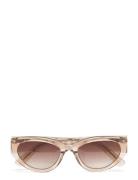06M Ecru Accessories Sunglasses D-frame- Wayfarer Sunglasses Grey CHIM...