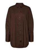 Vmmathilde Ls Shirt D2 Tops Shirts Long-sleeved Brown Vero Moda