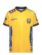 Sweden Handball Replica Tee Jr Sport T-shirts Short-sleeved Yellow Cra...