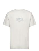 Dprunner T-Shirt Tops T-shirts Short-sleeved Grey Denim Project