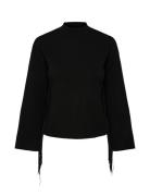 Yasfringa 7/8 Knit Pullover S. Tops Knitwear Jumpers Black YAS