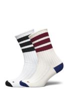 Premium Mid Crew Sock 2Pp Sport Socks Regular Socks White Adidas Origi...
