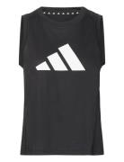 Tr-Es Logo Tk Sport T-shirts & Tops Sleeveless Black Adidas Performanc...