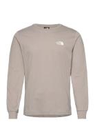 M L/S Easy Tee Sport T-shirts Long-sleeved Beige The North Face