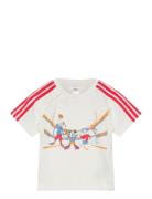 I Dy Mm T Sport T-shirts Short-sleeved White Adidas Performance