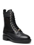 Calvin Klein Rubber Sole Combat Boot Lg Wl Svart