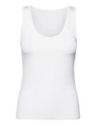 Object Objleena S/L Tank Top Noos Vit