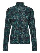 Billy Top Tops Blouses Long-sleeved Blue Fabienne Chapot