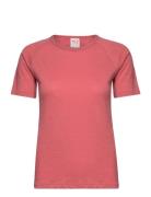 Sanne Wool Tee Sport T-shirts & Tops Short-sleeved Pink Kari Traa