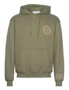 Donovan Hoodie Tops Sweat-shirts & Hoodies Hoodies Green Les Deux