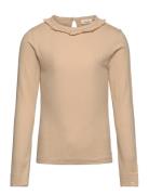 Lil'Atelier Nmfnalo Bea Ls Slim Top Lil Beige