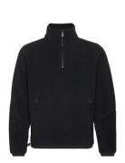 Bowman Pile Half Zip Sport Sweat-shirts & Hoodies Sweat-shirts Black S...