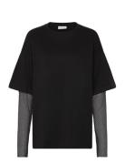 Le T-Shirt Tops T-shirts & Tops Long-sleeved Black H2O Fagerholt